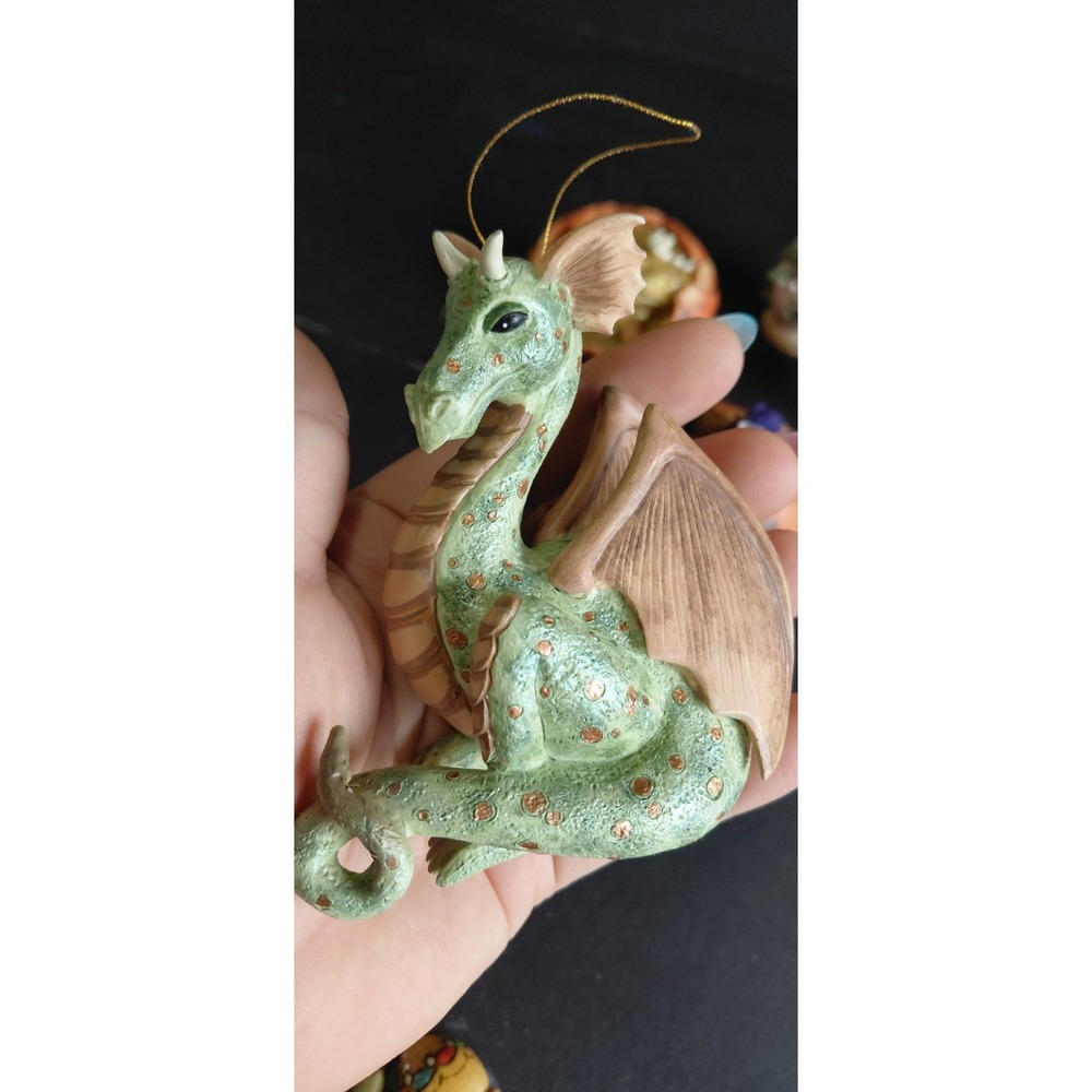 Mythical Creatures collectible fantasy Decor dragon & hatchling resin figurines - Picture 10 of 16